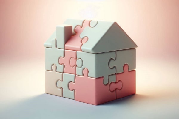Des pièces de puzzle qui s'imbriquent les unes aux autres 